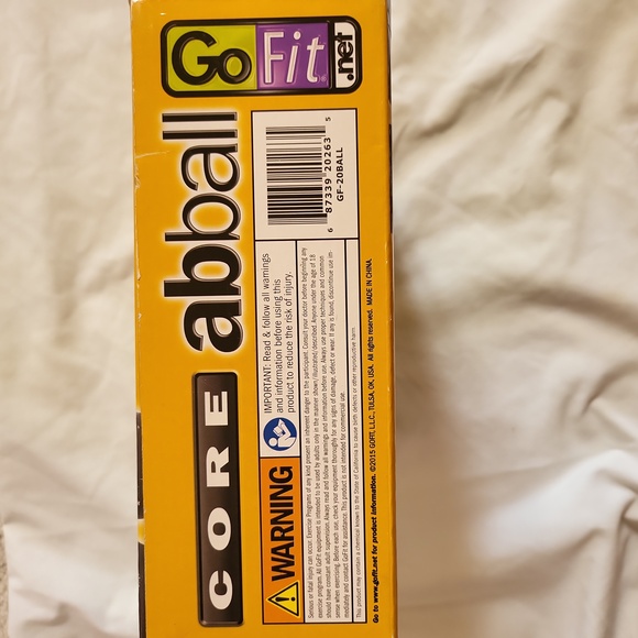 Go Fit core abball with dvd and inflatable ball training fitness new - Picture 4 of 6